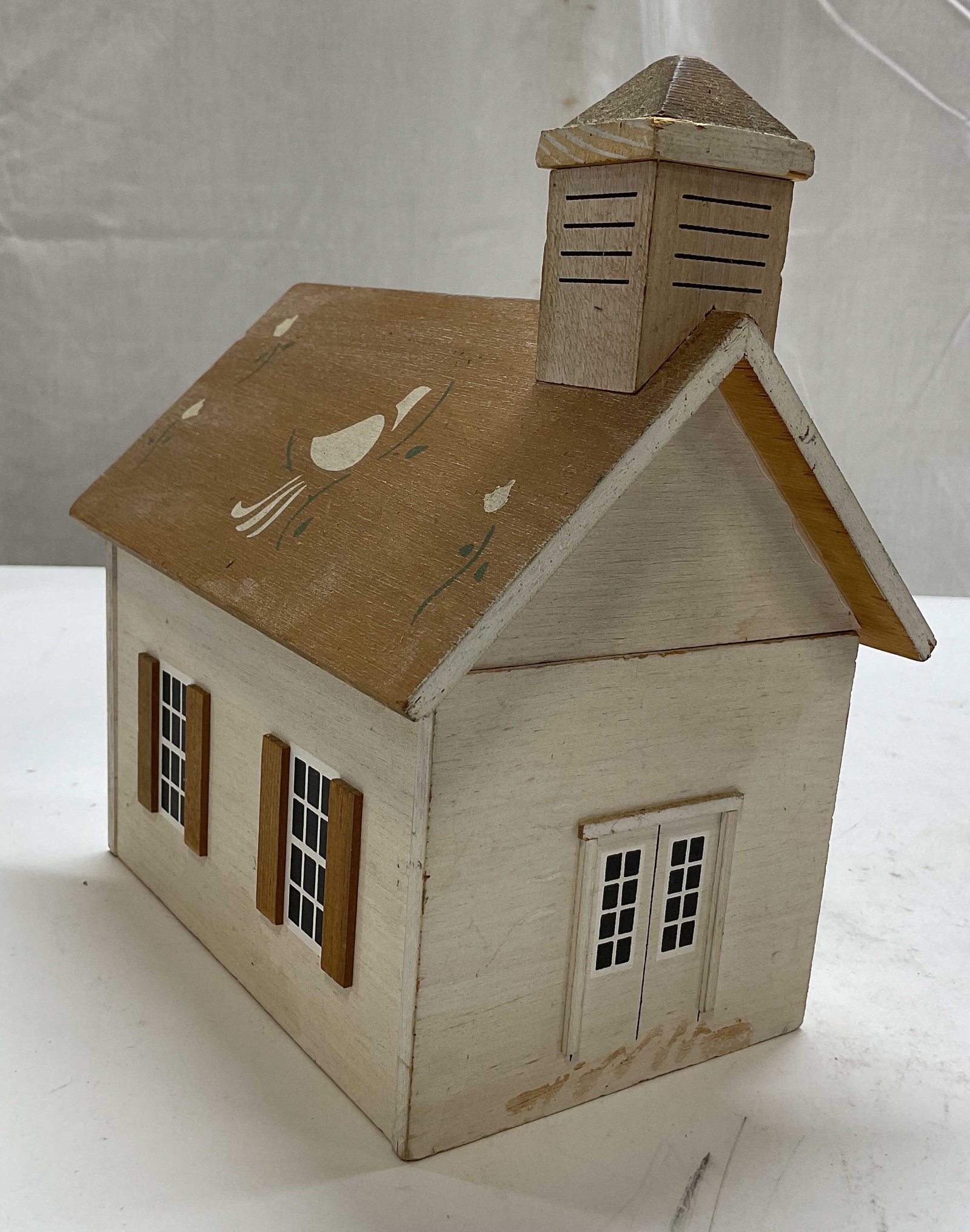1986 SGND Pine Creek Wooden Schoolhouse Box USA (1 of 11)