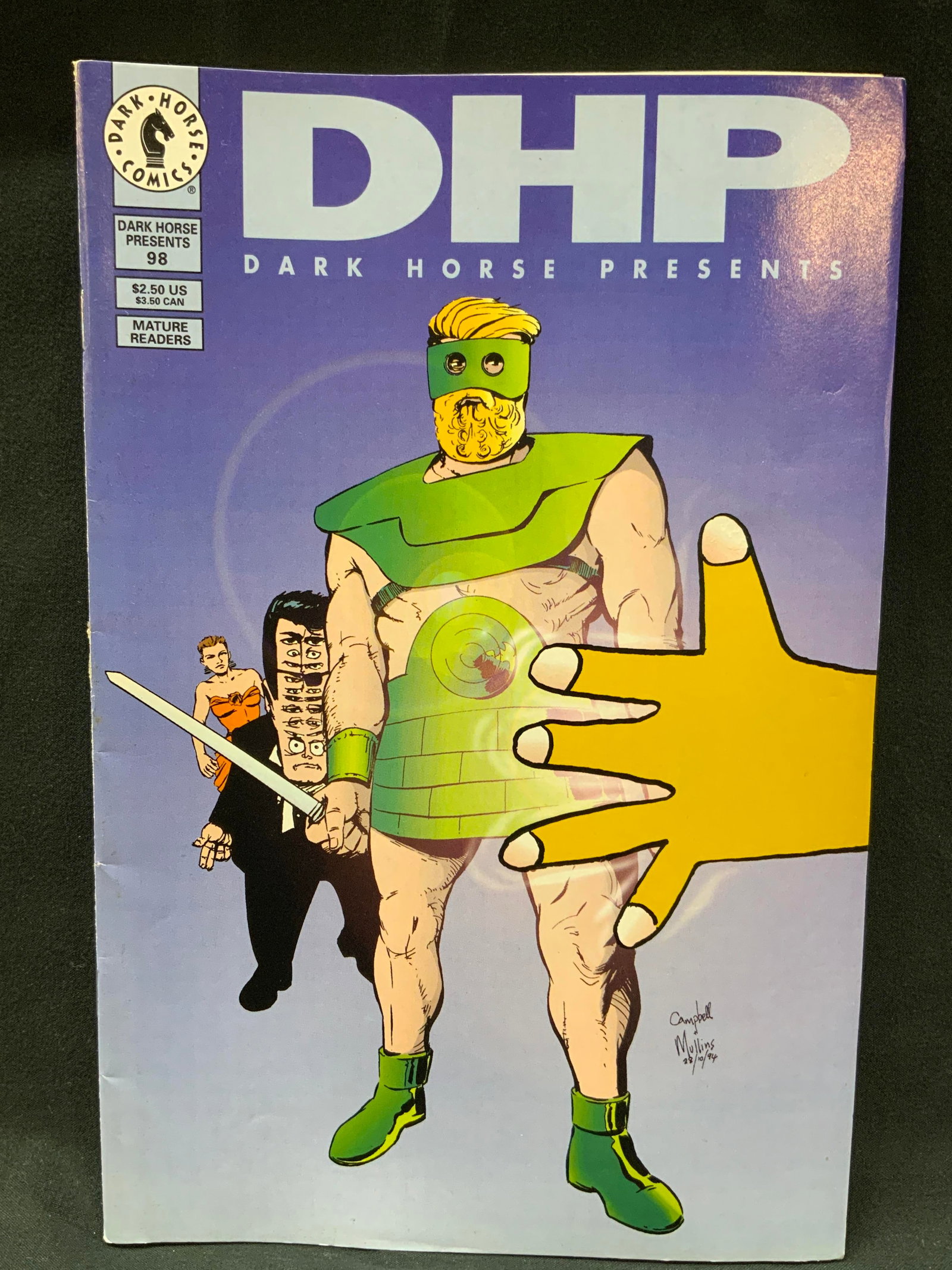 Vtg 1995 Dark Horse Presents #98: Vintage Dark Horse Presents #98, Published 1998 by Dark Horse Comics. Features stories: The Picture of Doreen Grey part 5 by Eddie Campbell, Here and Now part 3 by Ed Brubaker & Stefano Gaudiano and