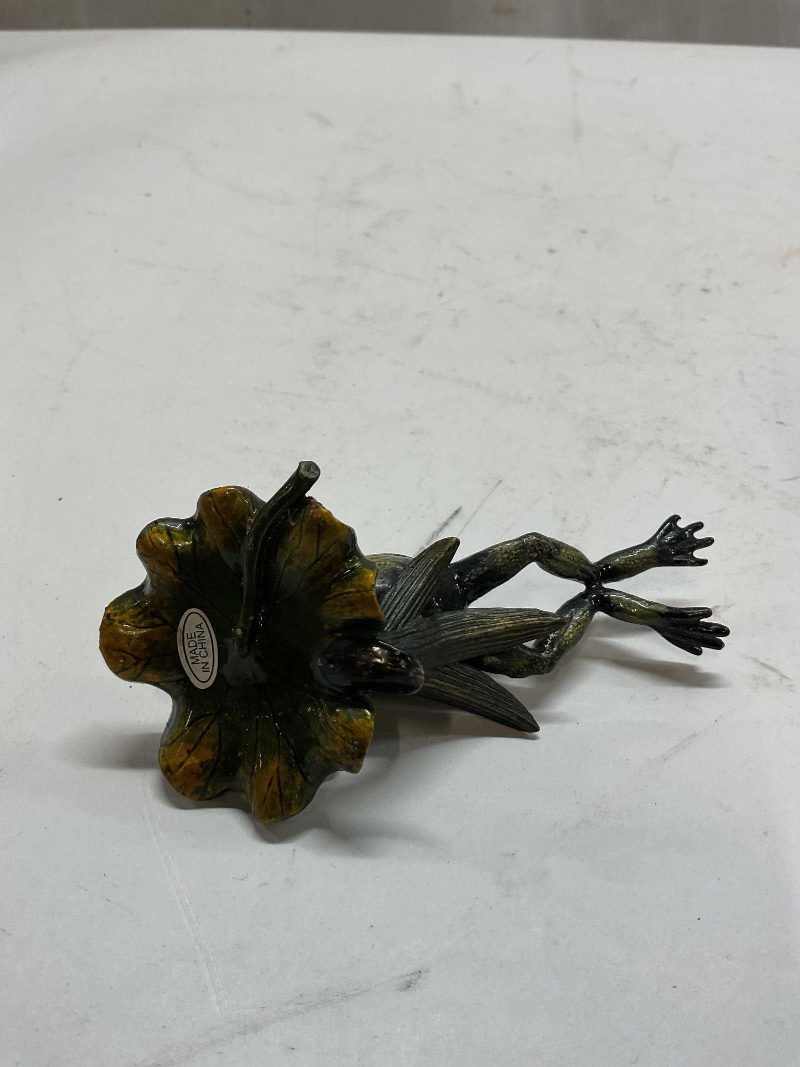 Clem Hopper Diving Frog Hinged Trinket Box - 5
