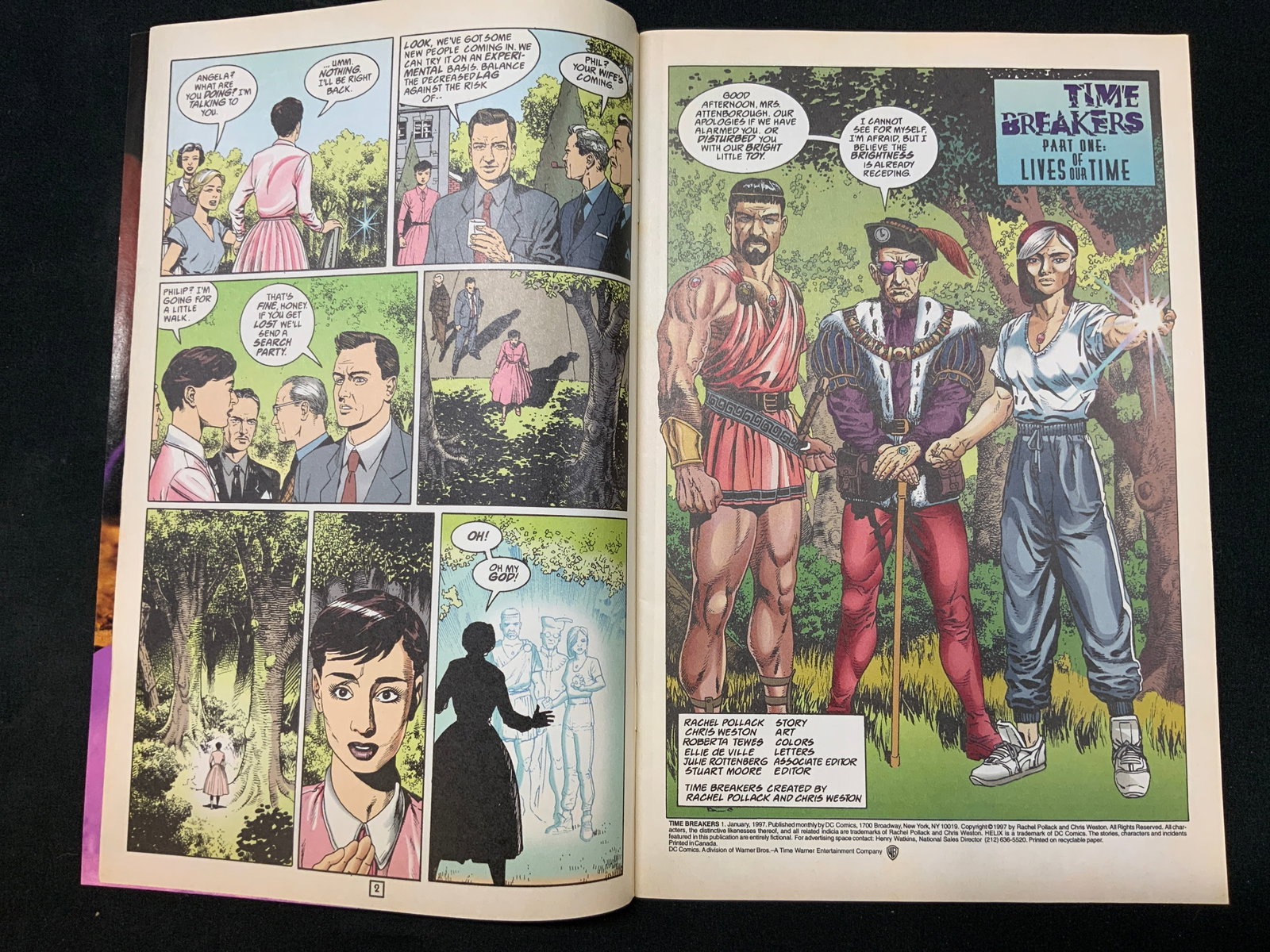 Vtg 1997 Time Breakers #1 Comic Bk - 2