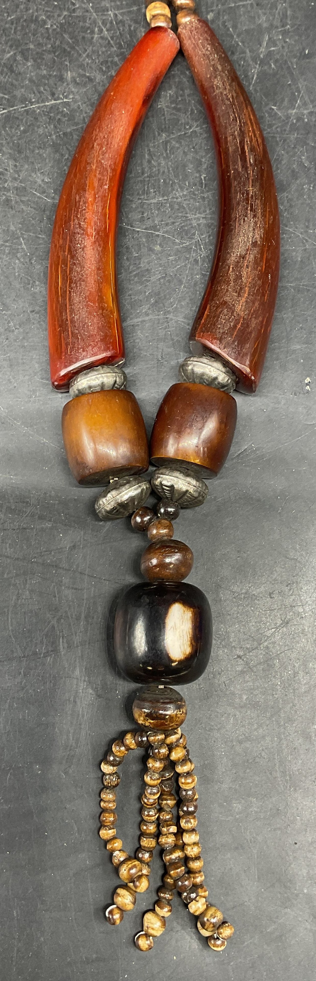 Vintage Horn Style Statement Necklace (1 of 6)