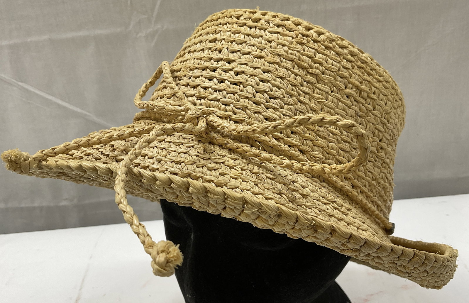 The Scala Collection Raffia Straw Boater Hat (1 of 10)