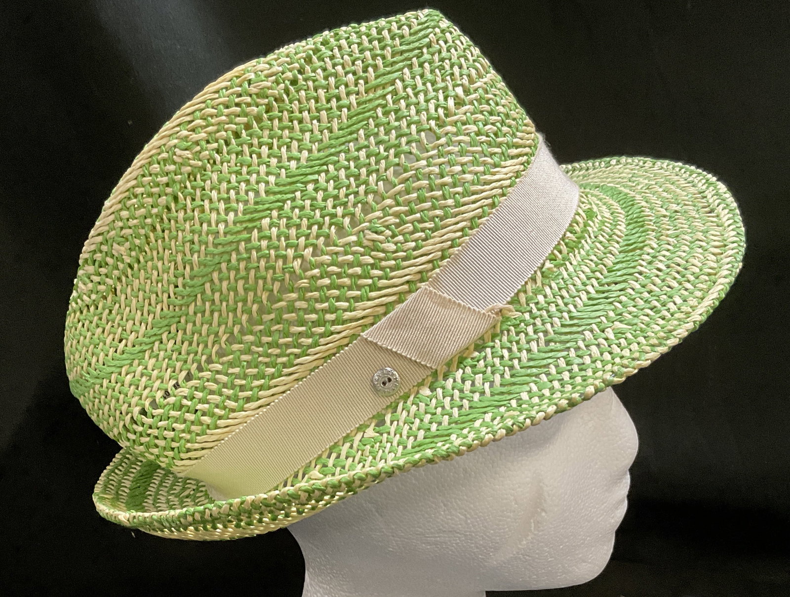 Mayser Woven Paper Straw Fedora Hat GERM (1 of 6)