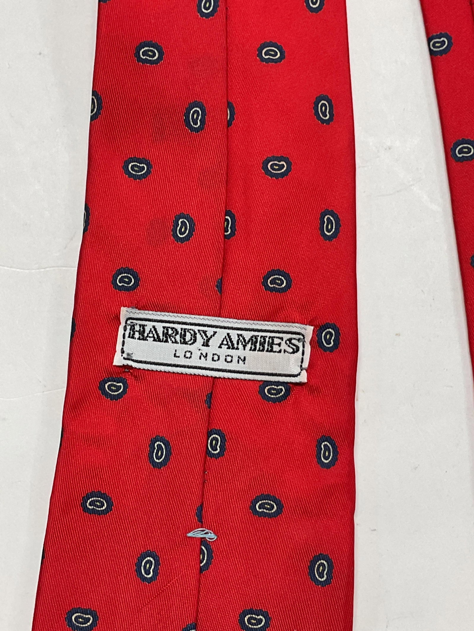 Lot 3 Assorted Red Pattern Silk Neck Ties - 6