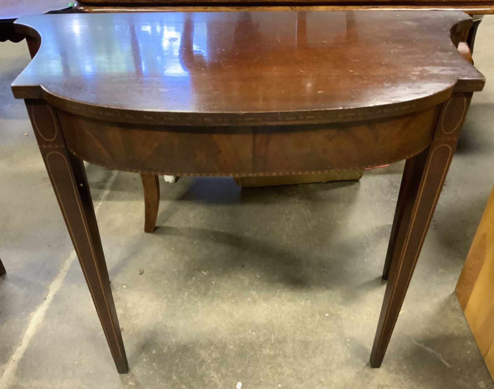 Antique mahogany Sheraton Style Console (1 of 10)