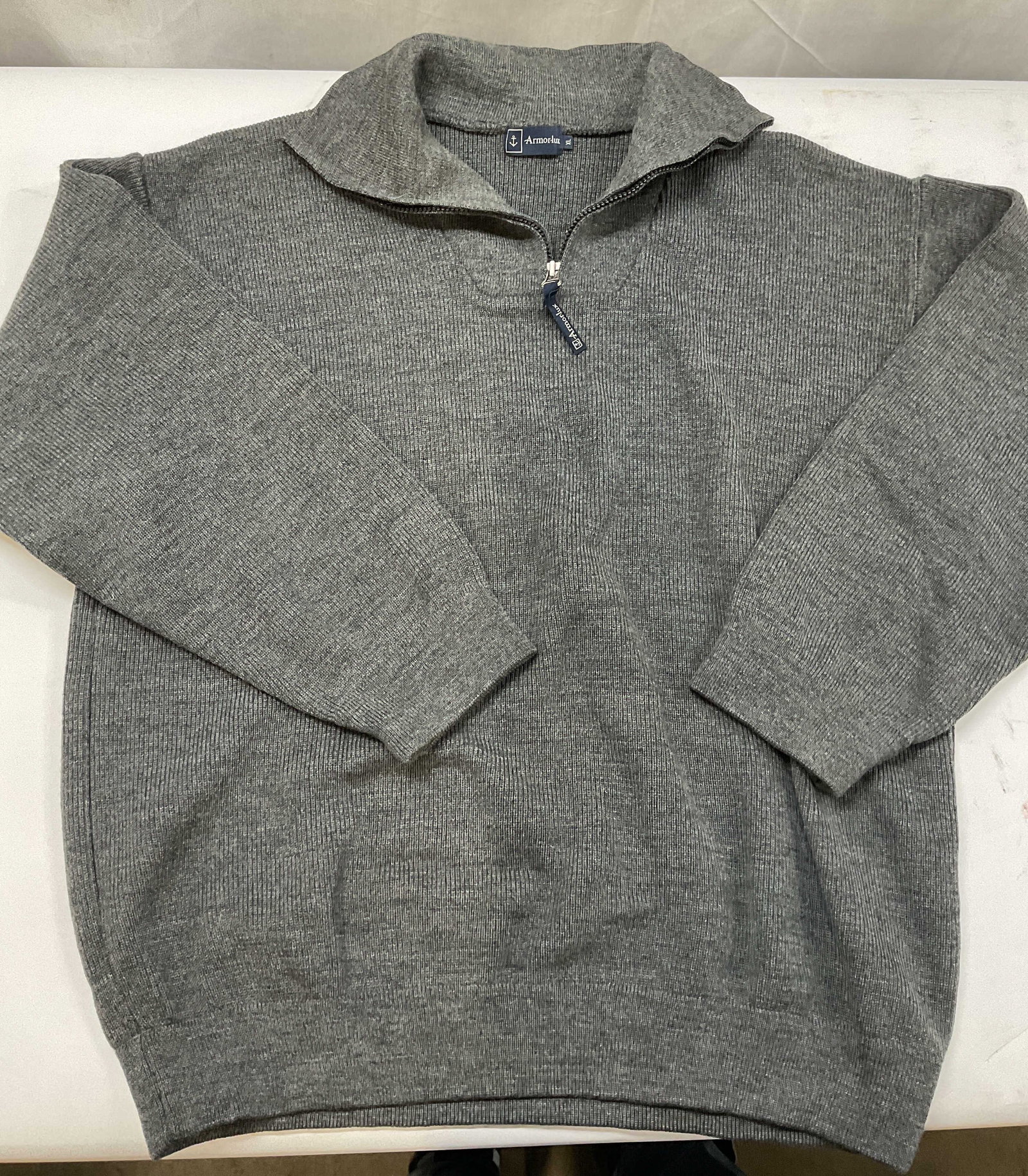 ARMOR LUX wool quarter zip sweater (1 of 7)