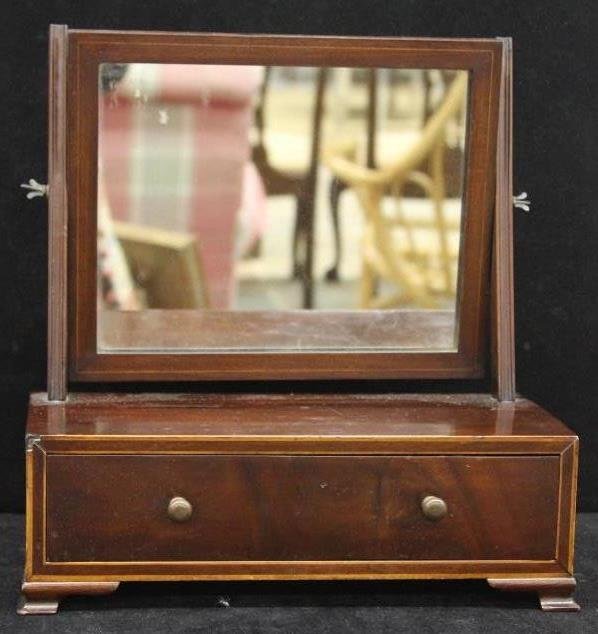 Mahogany Dresser Top Sheraton Style Shaving Mirror Dec 14, 2014 The
