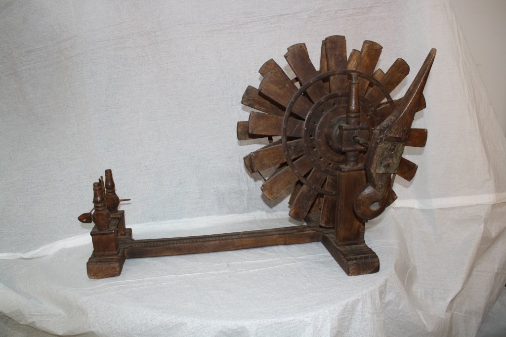 Primitive And Unusual Asian Yarn Winder