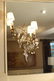 P.E.Guerin Pair Crystal Parrot Sconces - 2