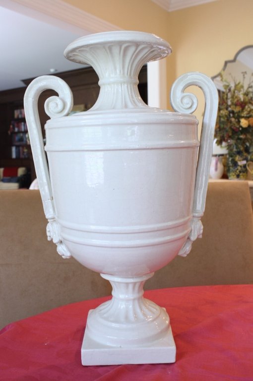 LORIN MARSH large white ceramic vase (1 of 3)