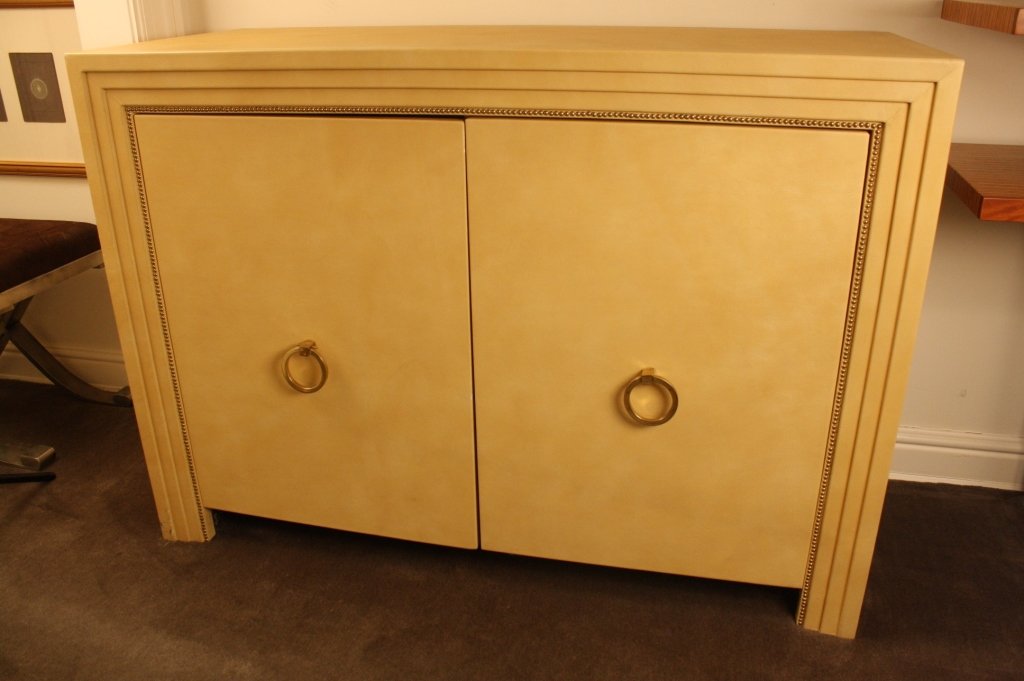 LORIN MARSH  all Leather cabinet (1 of 6)