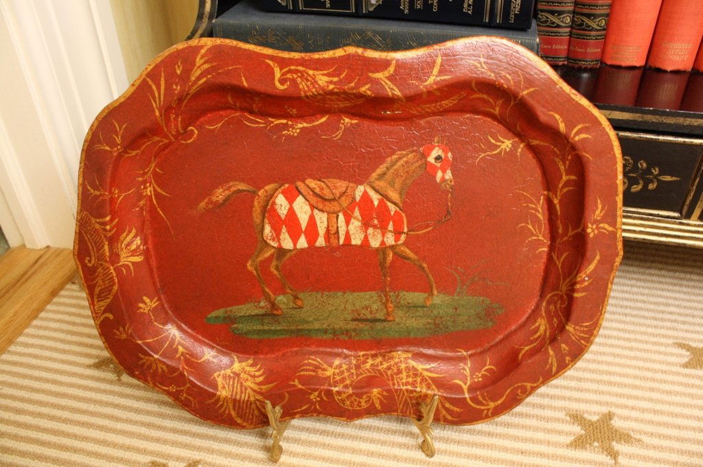 BRUNSCHWIG & FILS Painted Tole Tray (1 of 3)