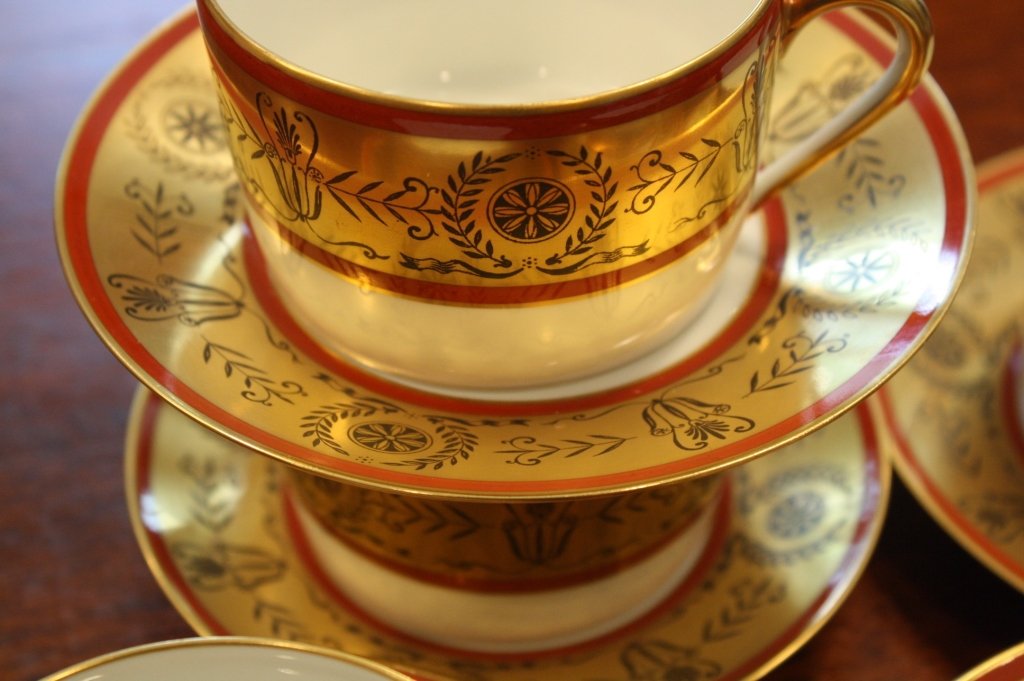 LIMOGES porcelain coffee service lot (1 of 4)