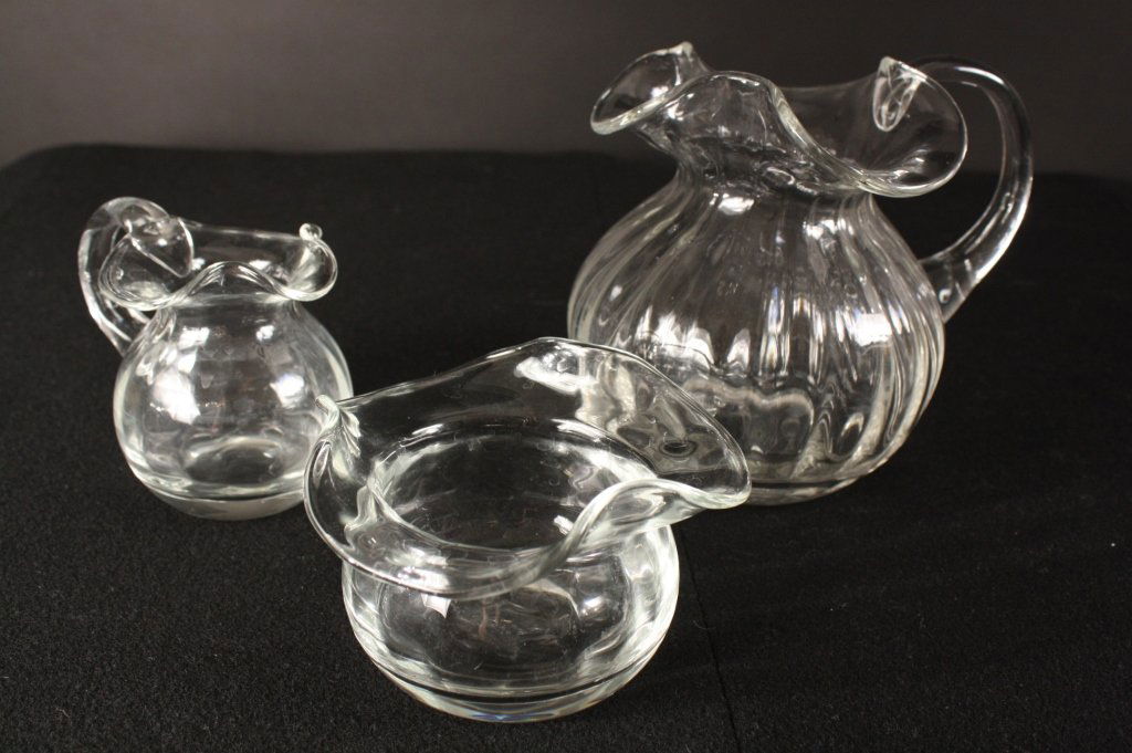 TIFFANY Pitcher Sugar and Creamer Set (1 of 5)