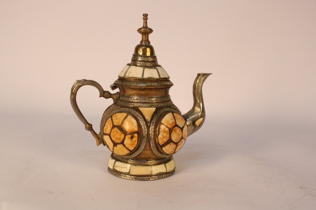 Morraco Tea Pot and Six  Italian Silver Spoons (1 of 10)