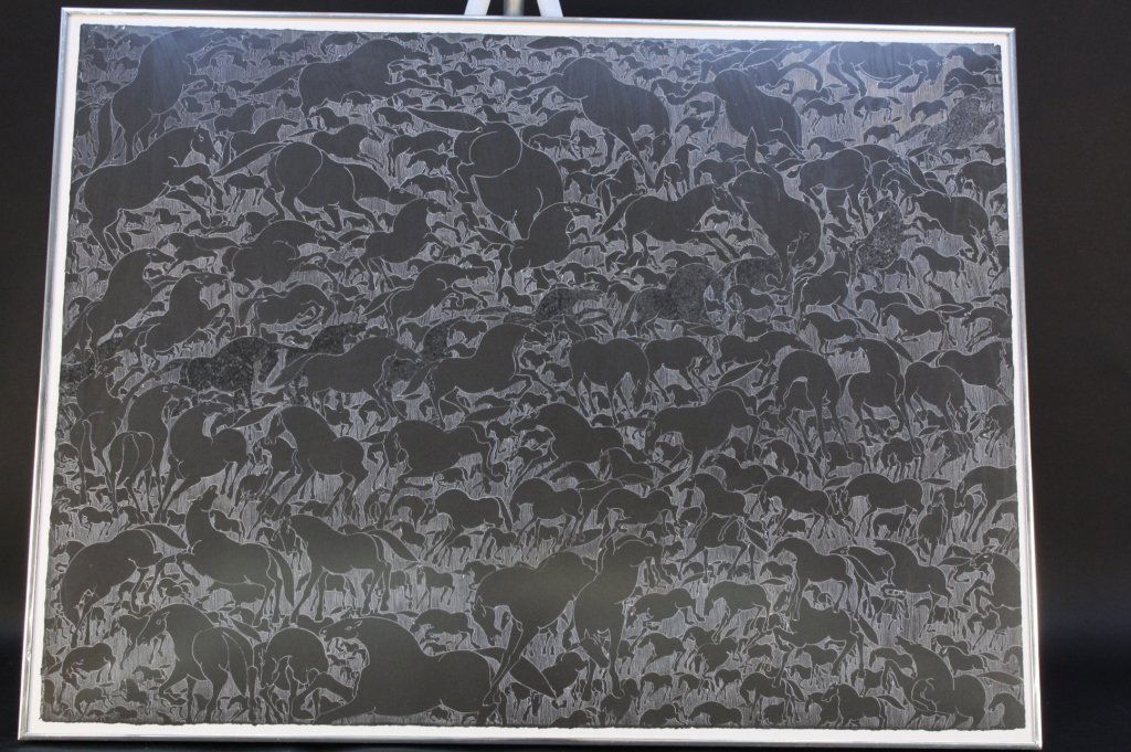 Black and White Animal Painting (1 of 4)