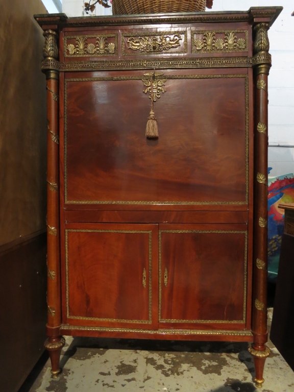 Continental Wood Bar Cabinet, (1 of 9)