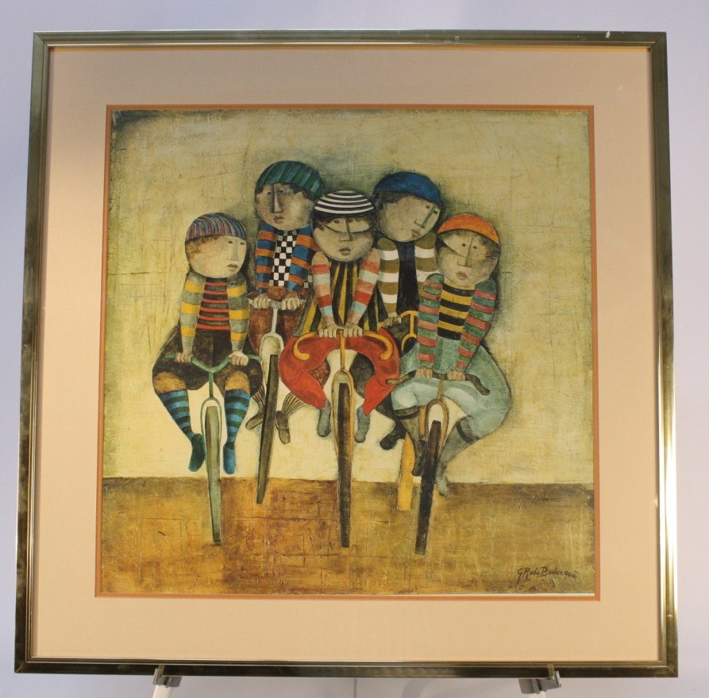 BOULANGER Print Bicyclists (1 of 3)