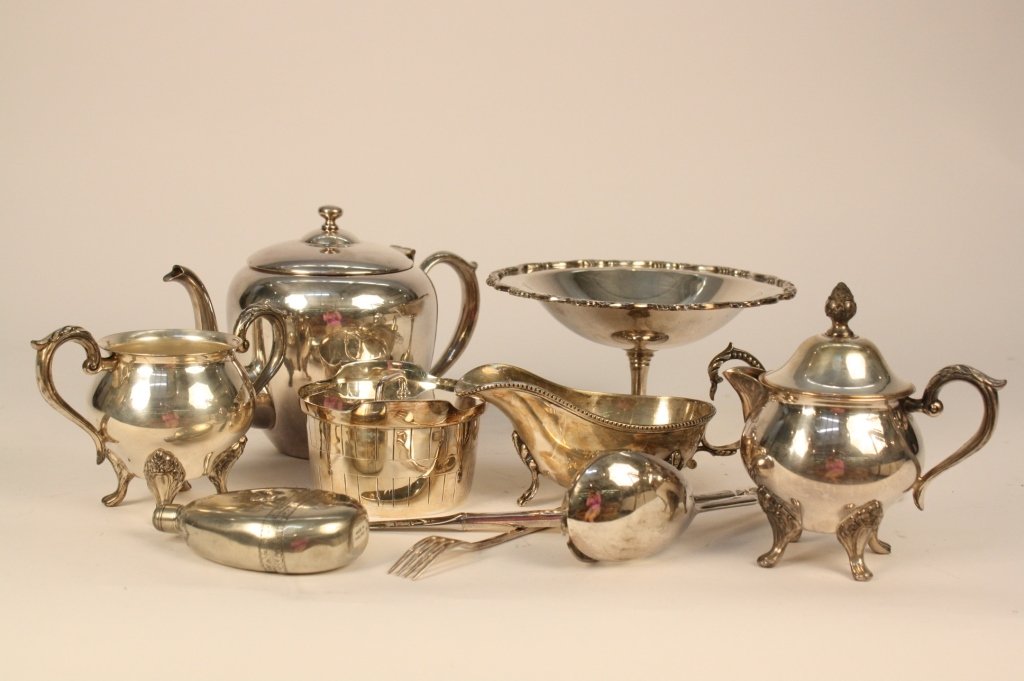 Silver Plate Group Lot of 10 (1 of 7)