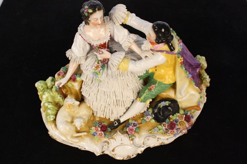 Antique German Porcelain Marked and Numbered (1 of 4)