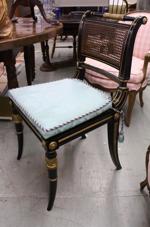 BAKER Desk Chair with Custom Seat Cushion (1 of 7)