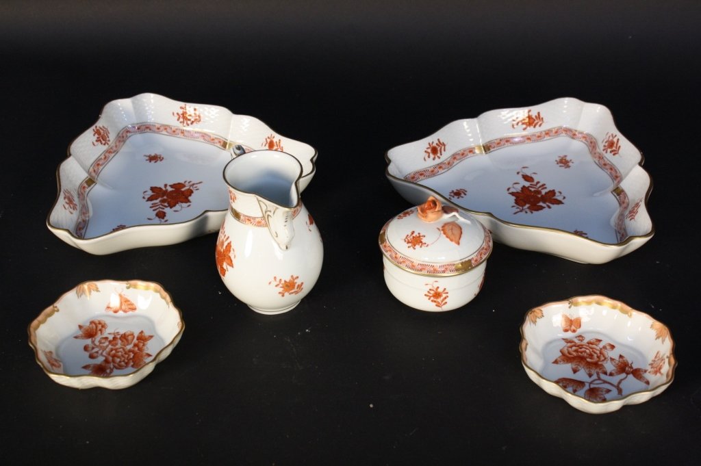 Vintage HEREND Group Lot Serving Dishes (1 of 10)