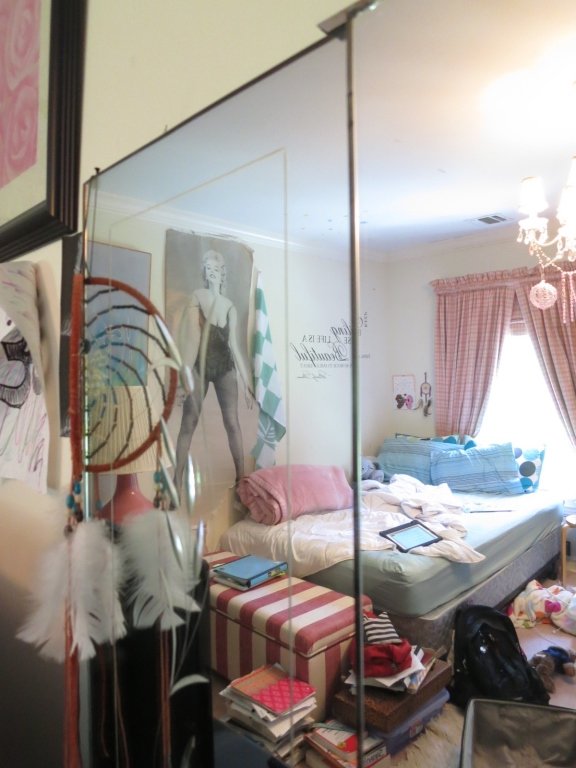 Large Art deco style Mirror (1 of 2)