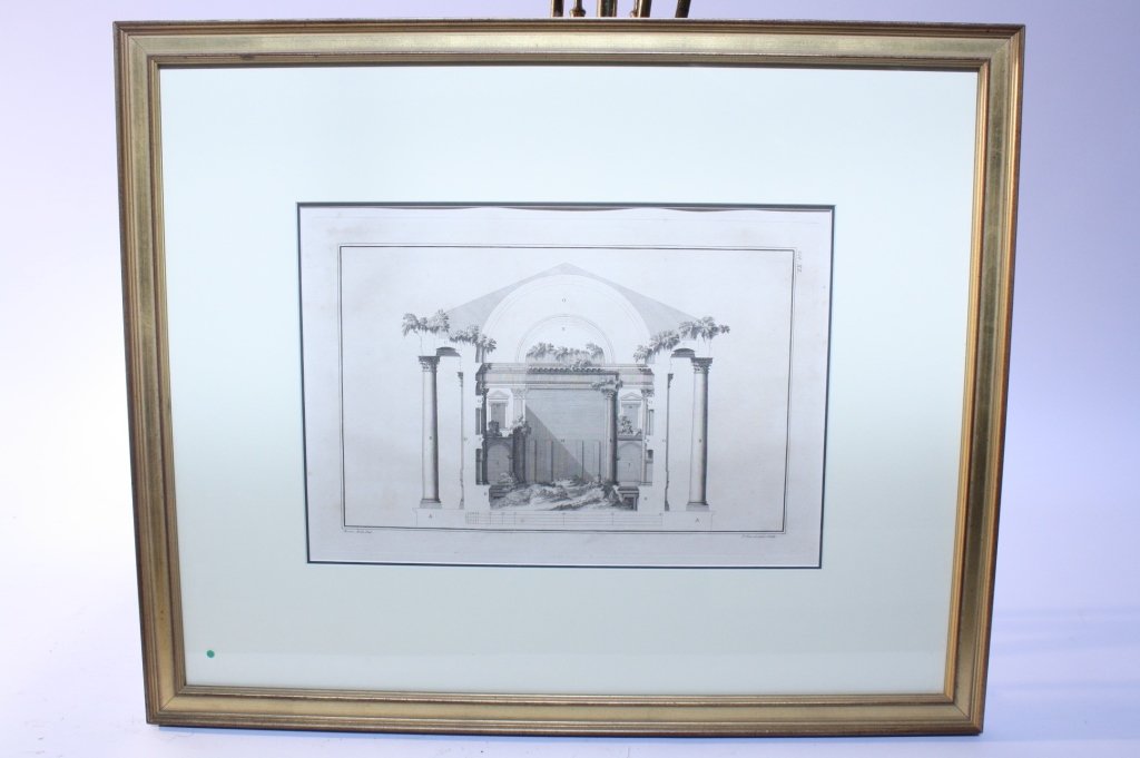 P FOURDRINIER Sculp Berra Arch Del Architect Litho (1 of 2)