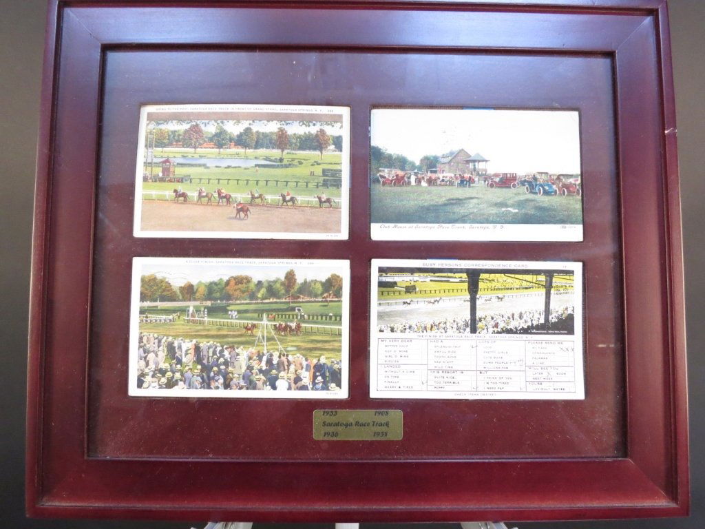 Four postcards 1908-1932 Saratoga Race Track (1 of 7)