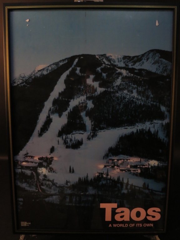 Framed Poster of TAOS Ski Valley by EARNEST BLAKE (1 of 3)