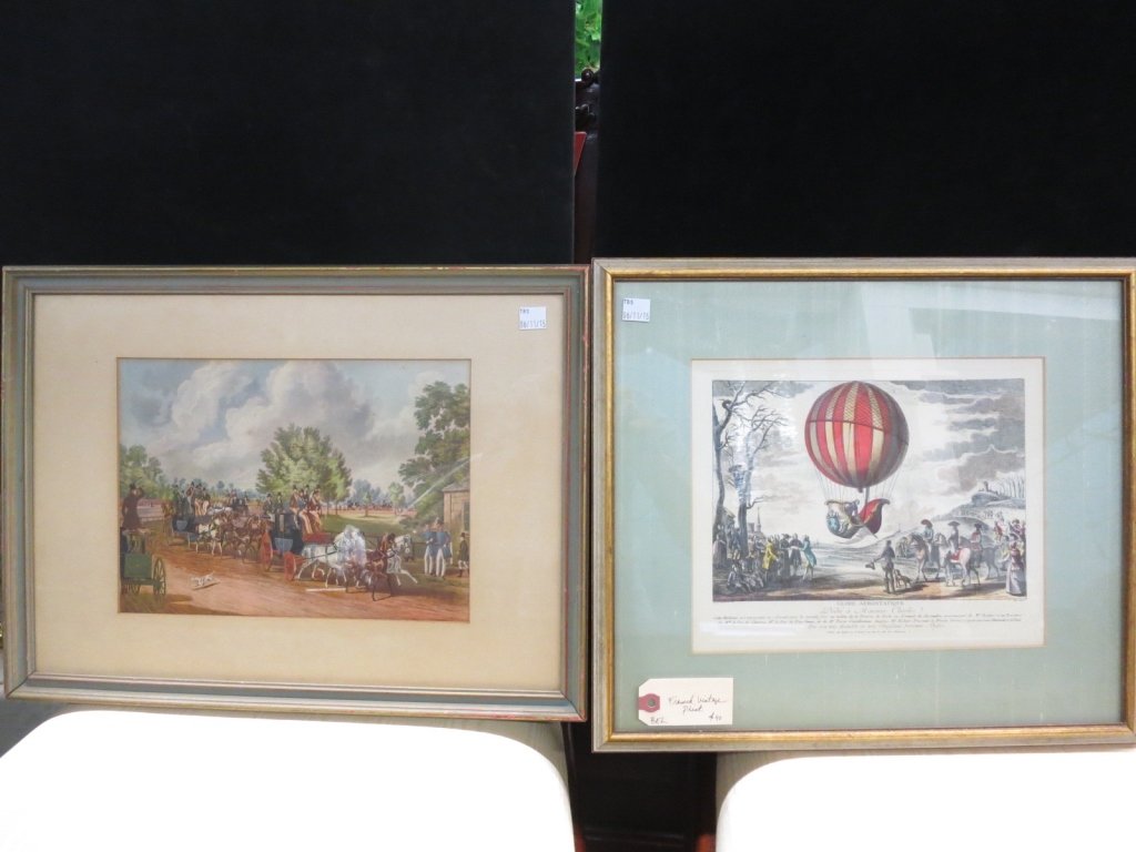 Pair of Vintage lithographs (1 of 4)