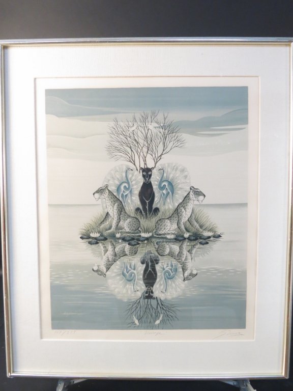 S ZEOWA signed 107/275 Animals on the Water (1 of 3)