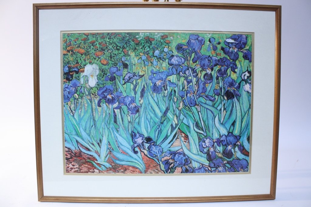 VANGOUGH Iris flower print (1 of 4)