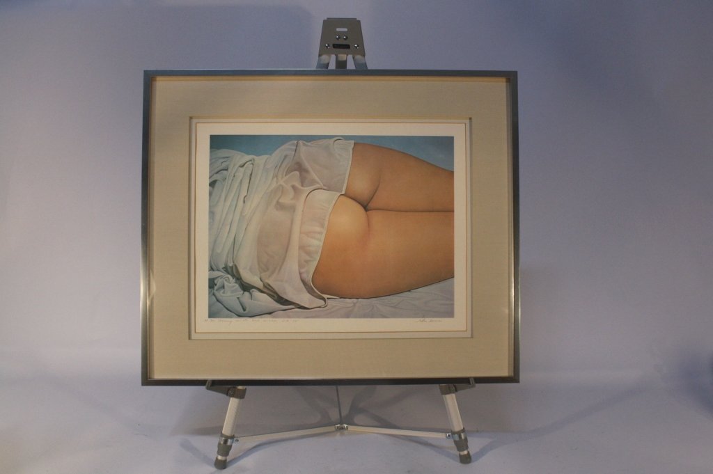 Painting Partial Female Nude and towel: Art work of Partial Female nude with towel. Measures Lighting