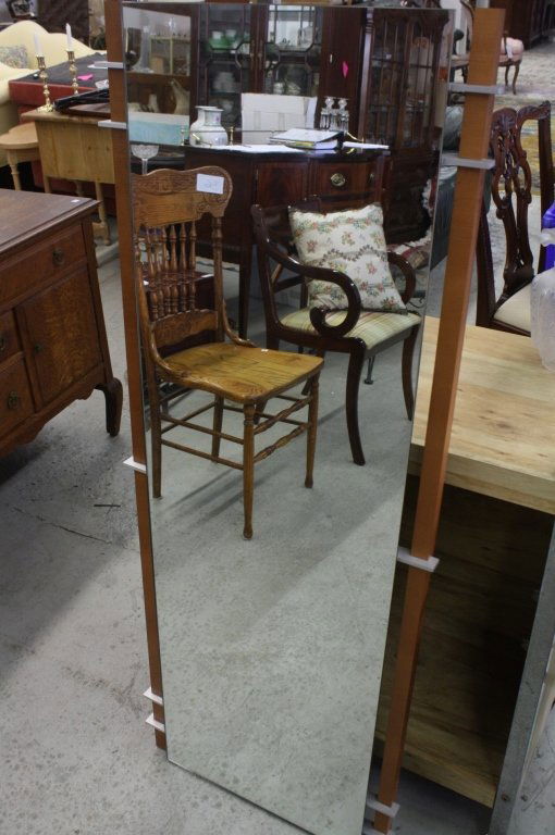 Wood and Metal contemporary full length mirror (1 of 4)