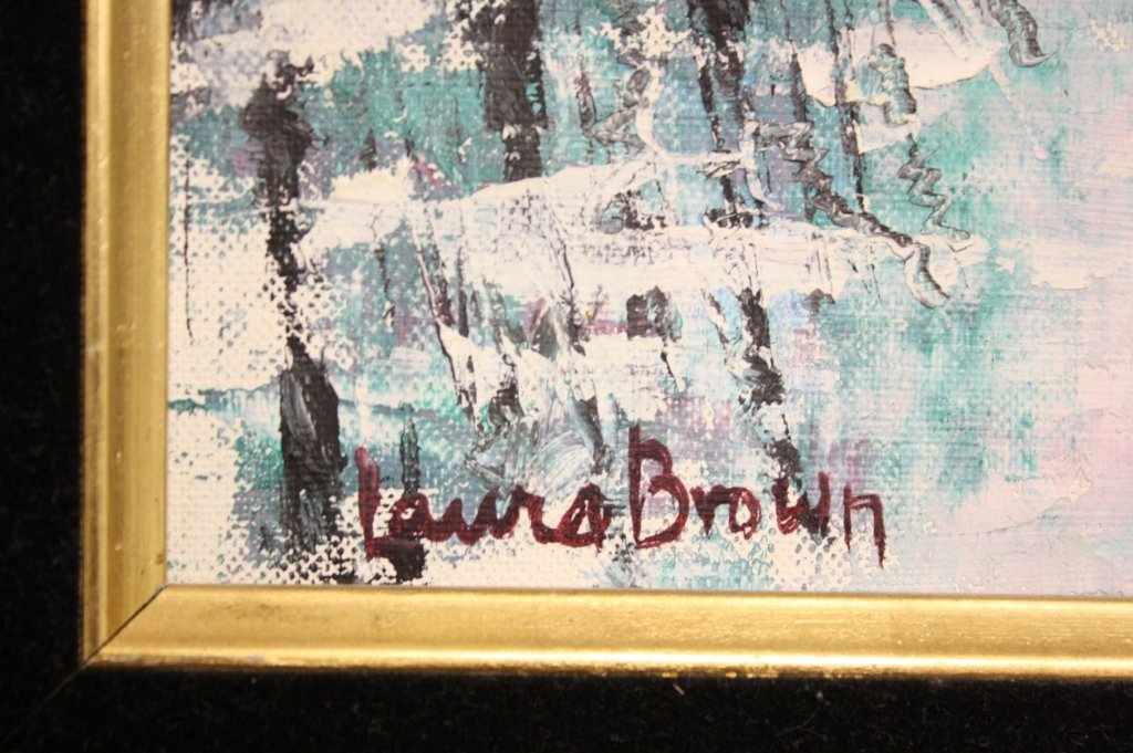 LAURA BROWN Winter River oil on canvas (1 of 7)