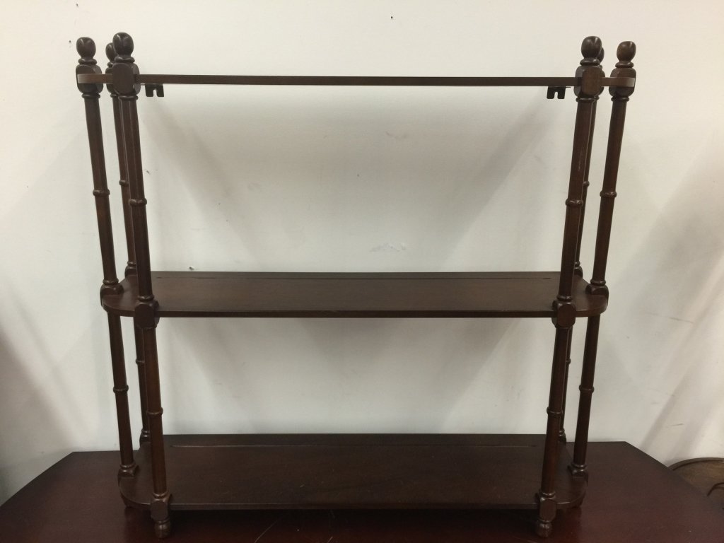 Pair of Hanging Wall Shelves with Dish Groves (1 of 5)