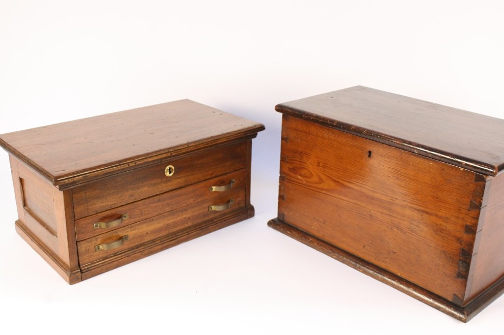Pair of  Antique Storage boxes (1 of 10)