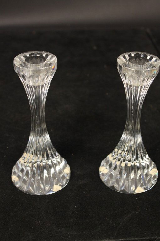 Pair Baccarat Crystal  Candlesticks (1 of 6)