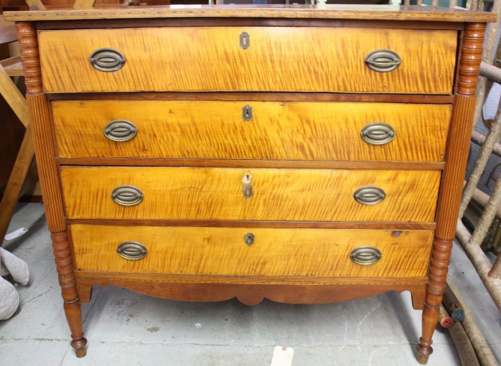 Vintage Four Door Dresser (1 of 6)