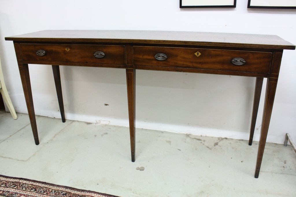 George III Mahogany Side Table Circa 1800 (1 of 8)