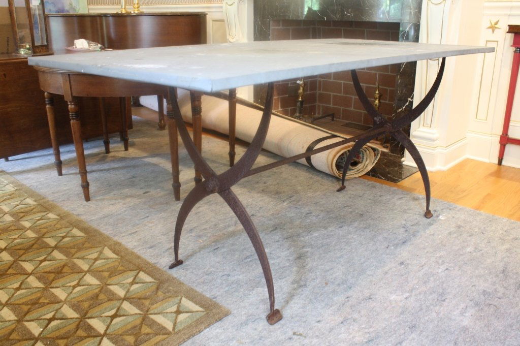 Antique French Outdoor Indoor Dining Table (1 of 4)
