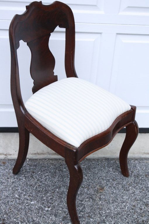Antique Flame Mahogany Side chair (1 of 6)