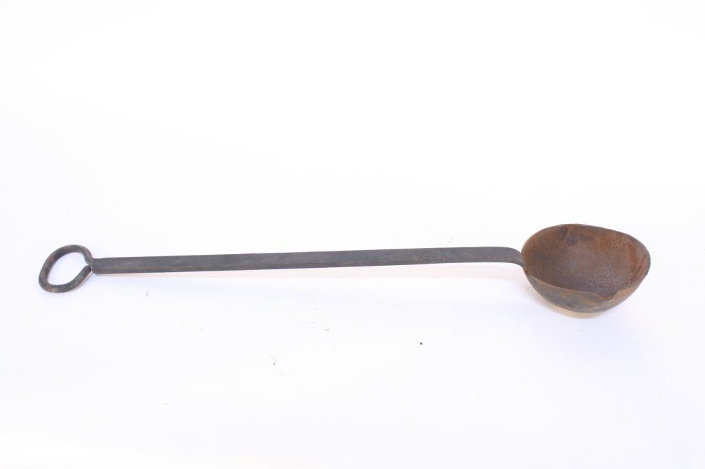 Antique Long Handled Cast Iron Ladle (1 of 4)