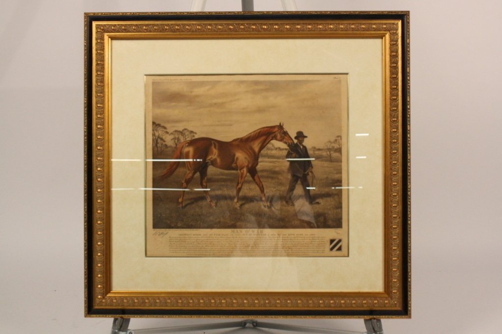 1920's Restrike 1870's Horse Print (1 of 3)