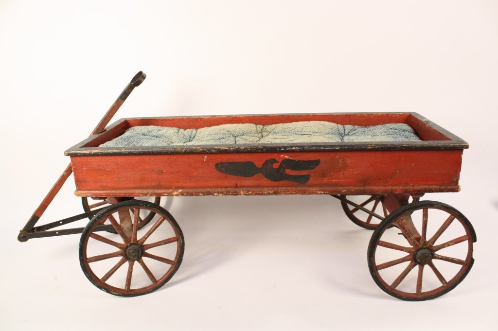Antique Hand Painted Wagon (1 of 8)