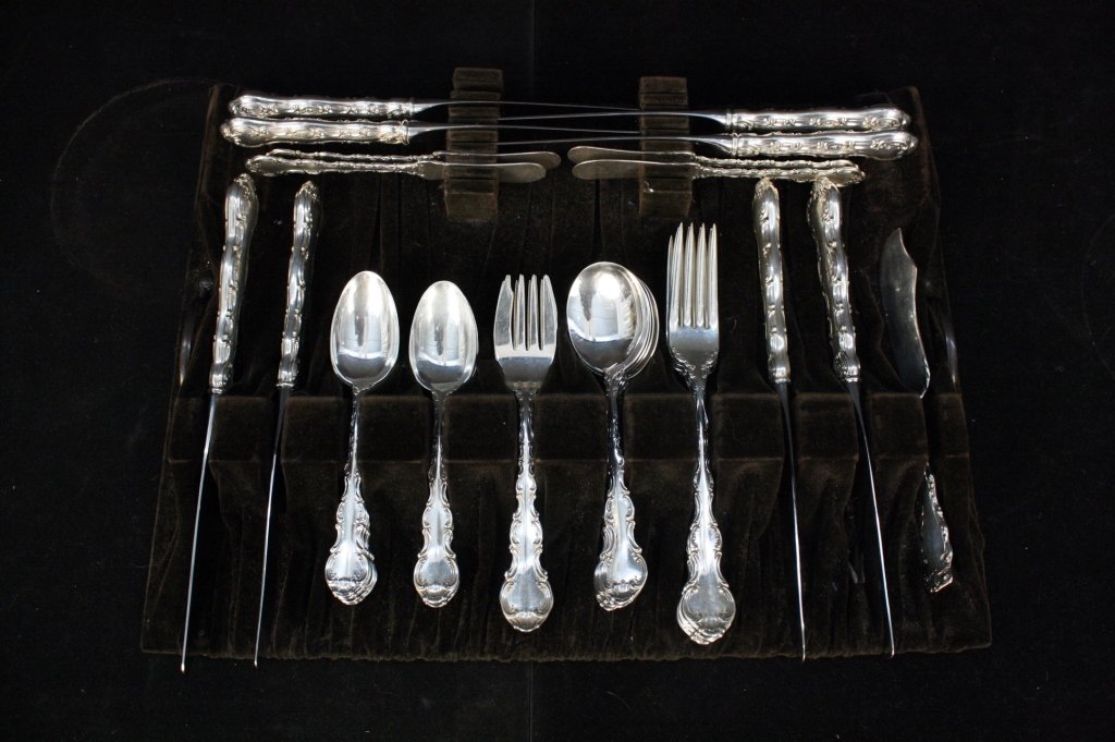 GORHAM STRASBOURG Sterling -32 pieces and one (1 of 5)