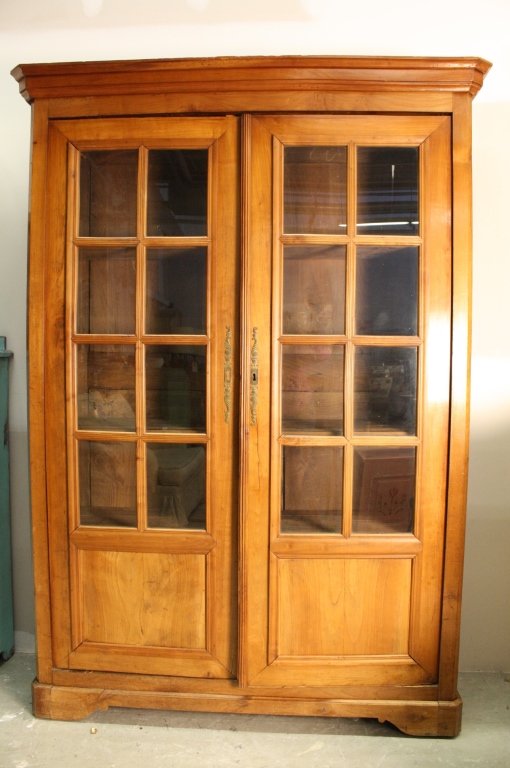 C. 1840 French Antique Pear wood Bibliotheque (1 of 9)