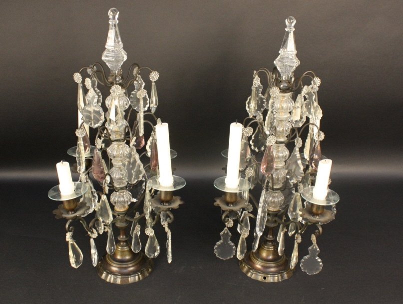 Pair French Antique Girandole (1 of 6)