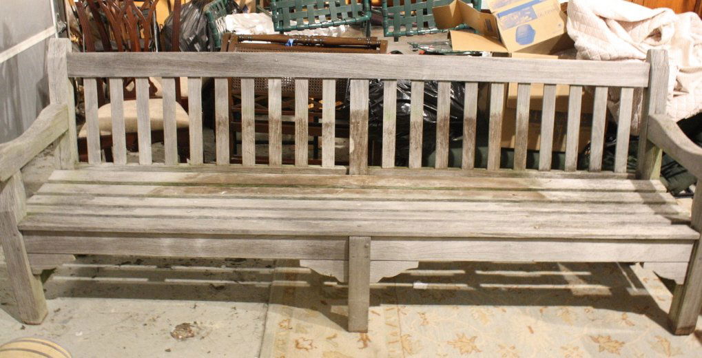 Long Country Style Bench (1 of 5)